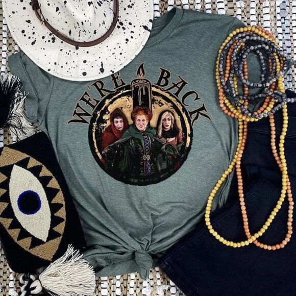 Hand Crafted Tops - Sanderson Sisters Candle Shirt